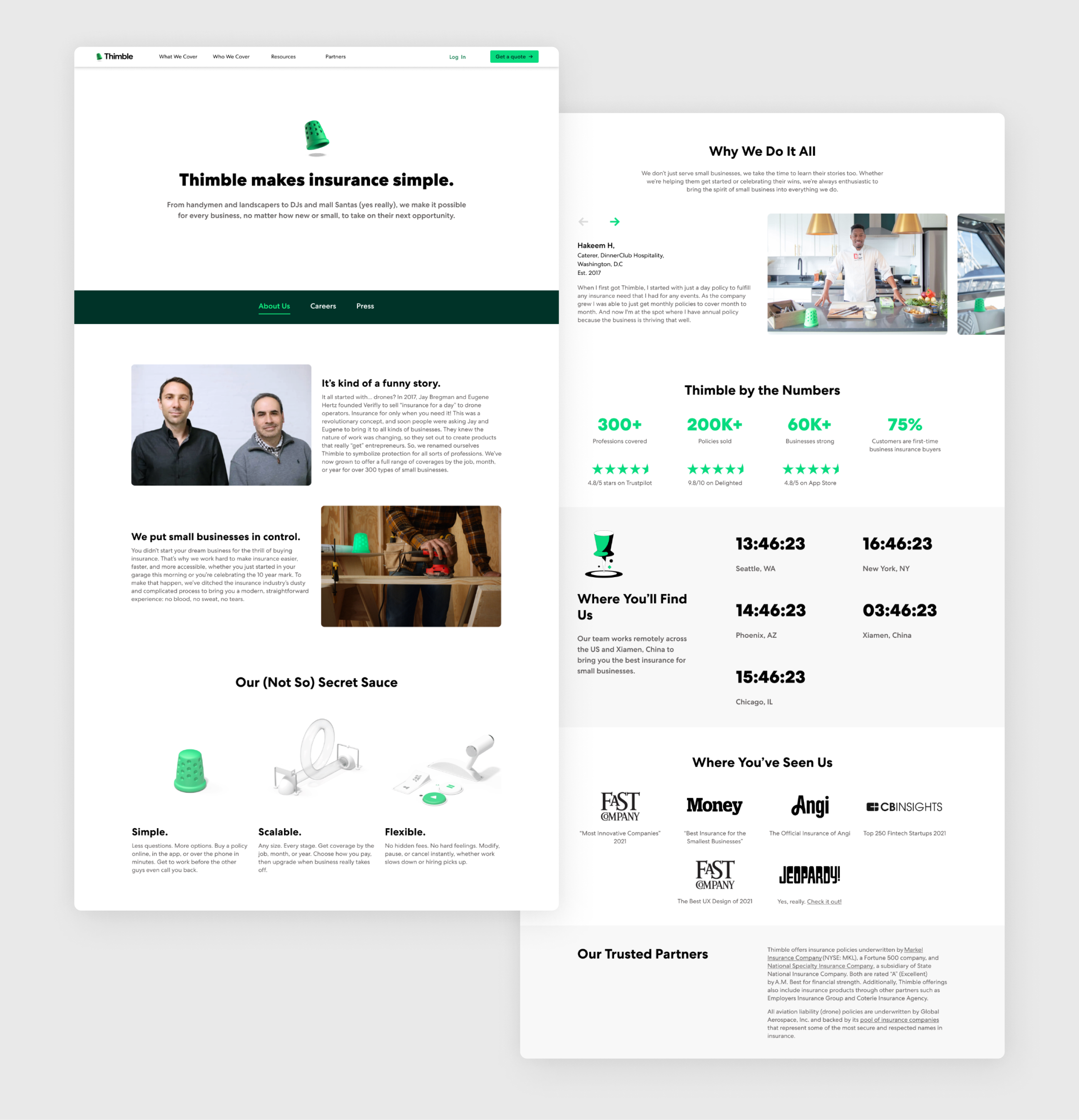 Thimble-Web-About Thimble-Web-About